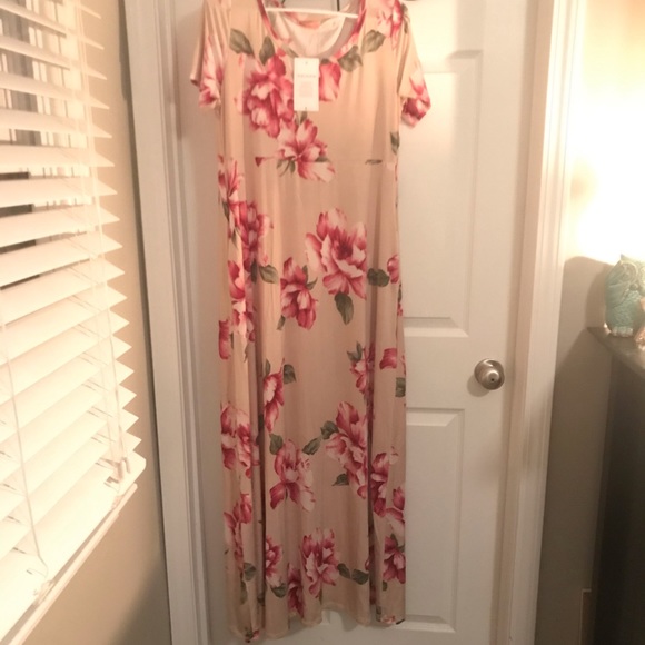 Hello Miz Maternity Maxi Dress Size L - Picture 3 of 8